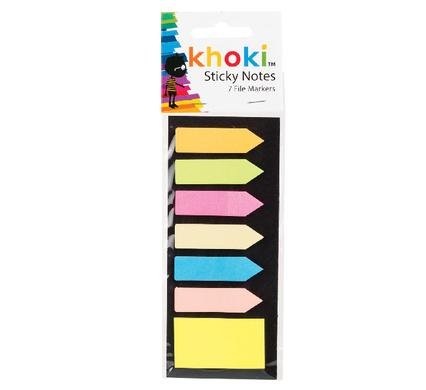 Note-pad self-stick file markers