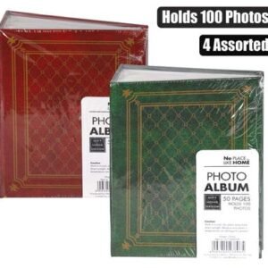 Photo album 100-photo printed asstd