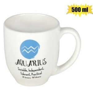 Mug daily horoscope aquarius 320ml