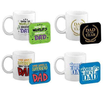 Mug occasions dad 2pce mug+coaster
