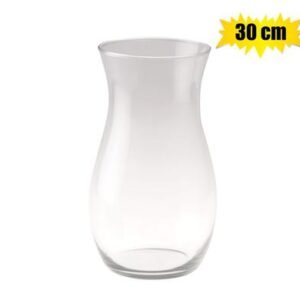 Vase glass florist claudia 30cm clear