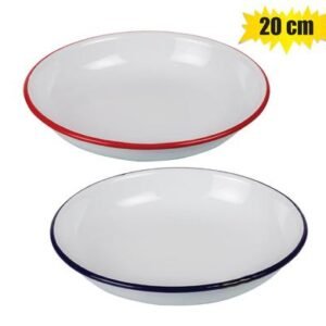 Plate enamel 20cm pasta