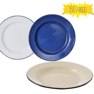 Plate enamel 24cm dinner