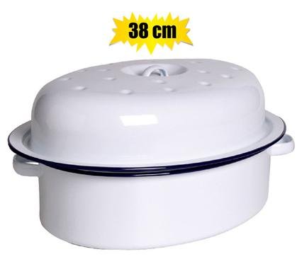 Roaster enamel 1st-grade oval 38cm