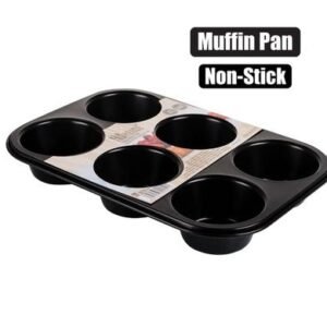 Bakeware non-stick muffin pan 6-hole