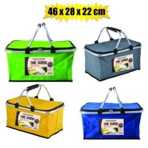 Cooler bag picnic w/handles 46x28x22cm