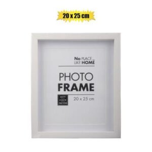 Picture-frame pl shadow box 20x25cm whte
