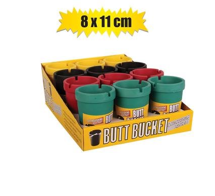 Ashtray plastic tub 8x11cm asstd