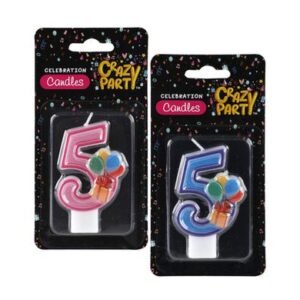 Candle birthday single number-5 kiddies