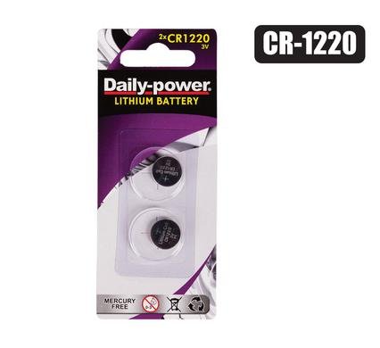Batteries lithium cr-1220(3v) l04 2pce