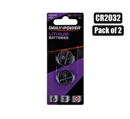 Batteries lithium cr-2032(3v/l2032-2pce