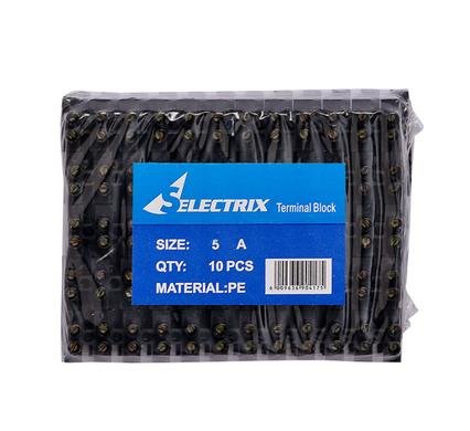 Strip-connect 5amp 12-way black bulk