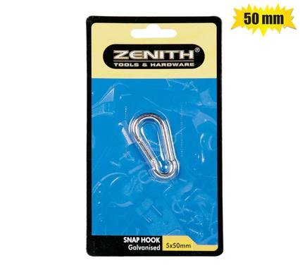 Snap-hook galvanised 5x50mm