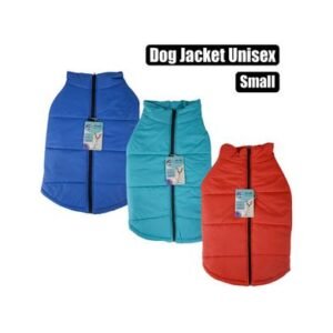 Pet dog jacket with zip unisex-small