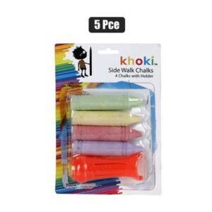 Art+craft chalk sidewalk 4pc with holder