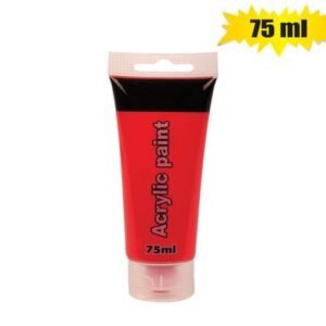 Art+craft paint acrylic tube 75ml red