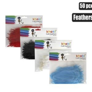 Art+craft accessories feathers 50pce