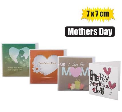 Card & env mini mothers day 7x7cm