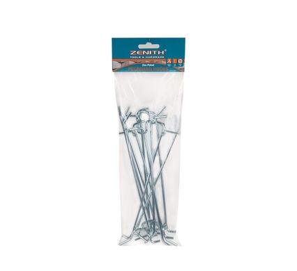 Pegboard-hooks single-prong 175mm pkt-10