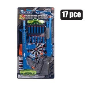 Gun rifle suction dart set 17pc