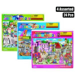 Puzzle jigsaw asstd 24pc