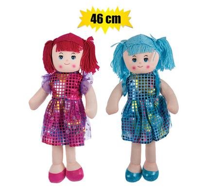 Doll rag ballerina in tutu 46cm asstd2