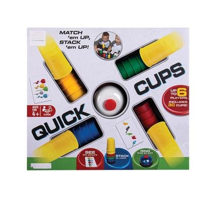 Game quick pile up cups