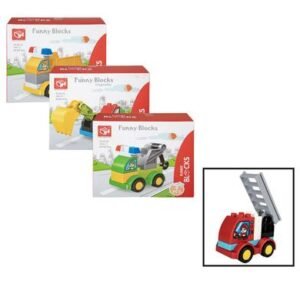 Building blocks trucks asstd