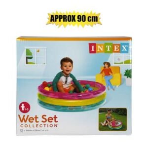 Intex ball pit & 50 balls 3-ring 86x25cm