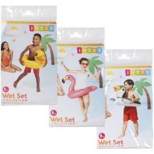 Intex swim ring split animal asstd