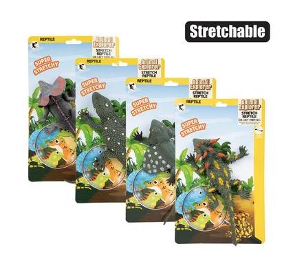 Animals assorted reptile stretch 20-22cm