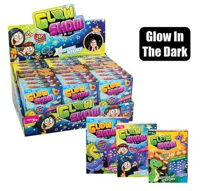 Sticker glow-in-the-dark asstd