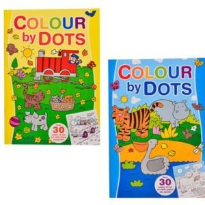 Book colouring by dots