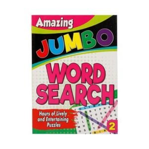 Book puzzle amazing jumbo word search 2