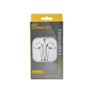 Earphones with mic + volume control soft
