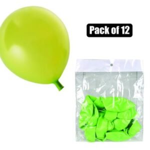Balloons helium 1pc metallic l/grn f-01