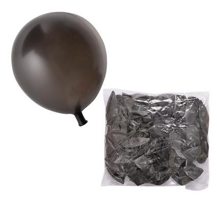 Balloons helium 1pc metallic black f-01