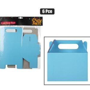 Party loot snack box 6pce blue