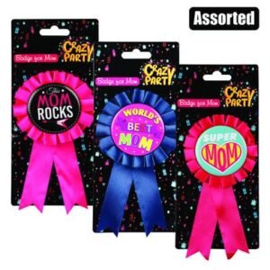 Party badge worlds best mom