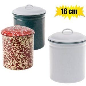 Cannister enamel 16cm