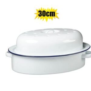 Roaster enamel 1st-grade oval 30cm