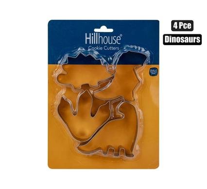 Cookie-cutters ss 4pc dinosaurs