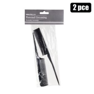 Hair comb plastic 2pc tail(abs)+3-row