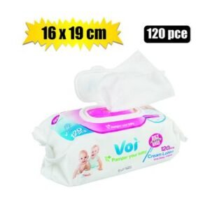 Voi wet-wipes 120pc 16x19cm honeycomb