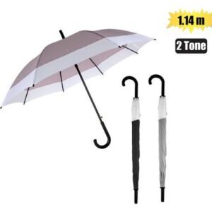 Umbrella 2-tone auto 1.14m dia