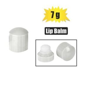 Lip balm container screw top lid 7g