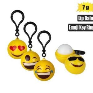 Lip balm emoji key ring 7g