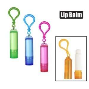 Lip balm tube with key ring 4.5g