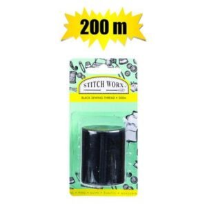 Haberdashery sewing thread black 200m