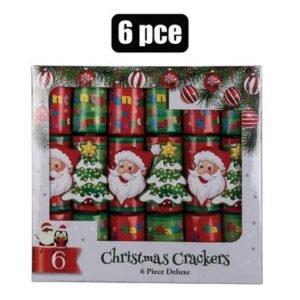 Xmas crackers deluxe 6pc